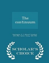 Enlarge image Cover: The Continuum - Scholar's Choice Edition - Scholar's Choice