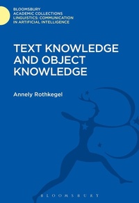 Abbildung von: Text Knowledge and Object Knowledge - Bloomsbury Academic