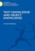 Cover: Text Knowledge and Object Knowledge - Bloomsbury Academic