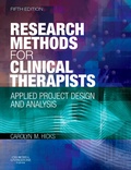 Cover: Research Methods for Clinical Therapists - Churchill Livingstone