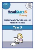 Cover: Year 5 Mathematics Assessment Tests - HeadStart Primary Ltd