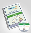 Cover: Maths Word Problems - Year 1: Year 1 - HeadStart Primary Ltd