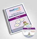 Cover: Maths Word Problems - Year 3: Year 3 - HeadStart Primary Ltd