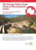 Cover: The Energy-Water-Food Nexus at Decentralized Scales - Practical Action Publishing
