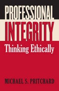 Cover: Professional Integrity - University Press of Kansas