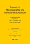 Cover: Juristische Methodenlehre und Immobiliarsachenrecht - Mohr Siebeck
