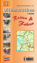 Cover: Dithmarschen Reiten & Fahren / Reiterkartenset / Dithmarschen Reiten & Fahren - Reiterkarte Blatt I - Kommunalverlag Tacken