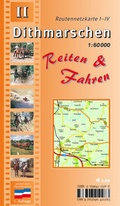 Cover: Dithmarschen Reiten & Fahren / Reiterkartenset / Dithmarschen Reiten & Fahren - Reiterkarte Blatt II - Kommunalverlag Tacken