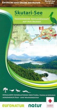 Abbildung von: Nature Map Skutarisee / Lake Skutari 1:55 000 - Huber Kartographie