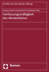 Abbildung von: Verfassungsmäßigkeit des Mindestlohns - Nomos