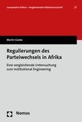 Cover: Regulierungen des Parteiwechsels in Afrika - Nomos