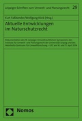 Abbildung von: Aktuelle Entwicklungen im Naturschutzrecht - Nomos