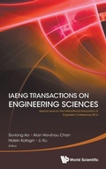 Cover: Iaeng Transactions On Engineering Sciences: Special Issue For The International Association Of Engineers Conferences 2014 - World Scientific Publishing Co Pte Ltd