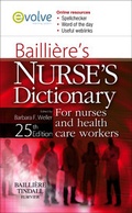 Cover: Bailliere's Nurses Dictionary - Bailliere Tindall