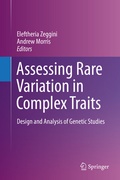 Cover: Assessing Rare Variation in Complex Traits - Springer