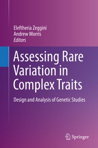 Enlarge image Cover: Assessing Rare Variation in Complex Traits - Springer