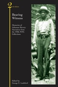 Cover: Bearing Witness - University of Arkansas Press