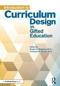 Enlarge image Cover: Introduction to Curriculum Design in Gifted Education - Prufrock Press