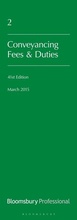 Cover: Lawyers' Costs and Fees: Conveyancing Fees and Duties - Bloomsbury Professional