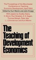 Cover: Teaching of Development Economics - Routledge