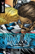 Cover: Quantum and Woody by Priest & Bright Volume 2 - Valiant Entertainment