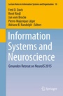 Cover: Information Systems and Neuroscience - Springer