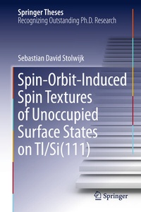 Abbildung von: Spin-Orbit-Induced Spin Textures of Unoccupied Surface States on Tl/Si(111) - Springer