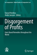 Cover: Disgorgement of Profits - Springer