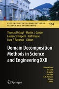 Cover: Domain Decomposition Methods in Science and Engineering XXII - Springer
