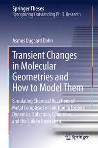 Abbildung von: Transient Changes in Molecular Geometries and How to Model Them - Springer
