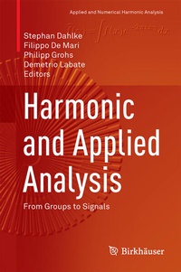 Enlarge image Cover: Harmonic and Applied Analysis - Birkhäuser
