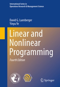 Abbildung von: Linear and Nonlinear Programming - Springer
