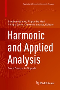 Abbildung von: Harmonic and Applied Analysis - Birkhäuser