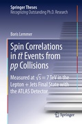 Cover: Spin Correlations in tt Events from pp Collisions - Springer