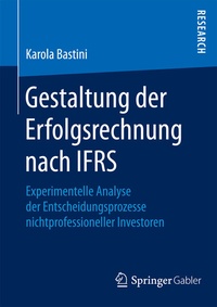 Abbildung von: Gestaltung der Erfolgsrechnung nach IFRS - Springer Gabler