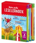 Cover: Meine gro&szlig;e Leselernbox - Tiergeschichten, Hexengeschichten, Detektivgeschichten - Schwager & Steinlein