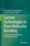 Cover: Current Technologies in Plant Molecular Breeding - Springer