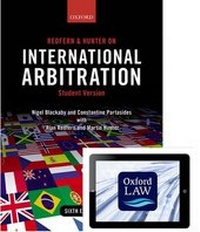 Abbildung von: Redfern and Hunter on International Arbitration (paperback and eBook) - Oxford University Press