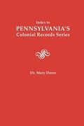 Cover: Index to Pennsylvania's Colonial Records Series - Genealogical Publishing Company
