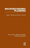 Cover: Macroeconomic Planning - Routledge