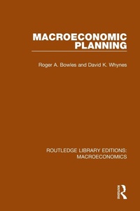 Enlarge image Cover: Macroeconomic Planning - Routledge