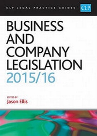 Abbildung von: Business and Company Legislation 2015/2016 - College of Law Publishing