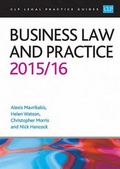 Cover: Business Law and Practice 2015/2016 - College of Law Publishing