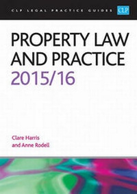 Enlarge image Cover: Property Law and Practice 2015/2016 - College of Law Publishing