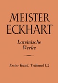 Cover: Meister Eckhart. Lateinische Werke Band 1,2: - Kohlhammer