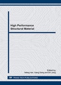 Cover: High Performance Structural Material - Trans Tech Publications Ltd