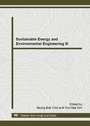 Cover: Sustainable Energy and Environmental Engineering III - Trans Tech Publications Ltd
