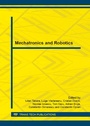 Cover: Mechatronics and Robotics - Trans Tech Publications Ltd