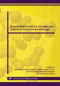 Cover: SOLID STATE SCIENCE & TECHNOLOGY Towards an Immersive Breakthrough - Trans Tech Publications Ltd