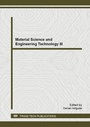 Cover: Material Science and Engineering Technology III - Trans Tech Publications Ltd